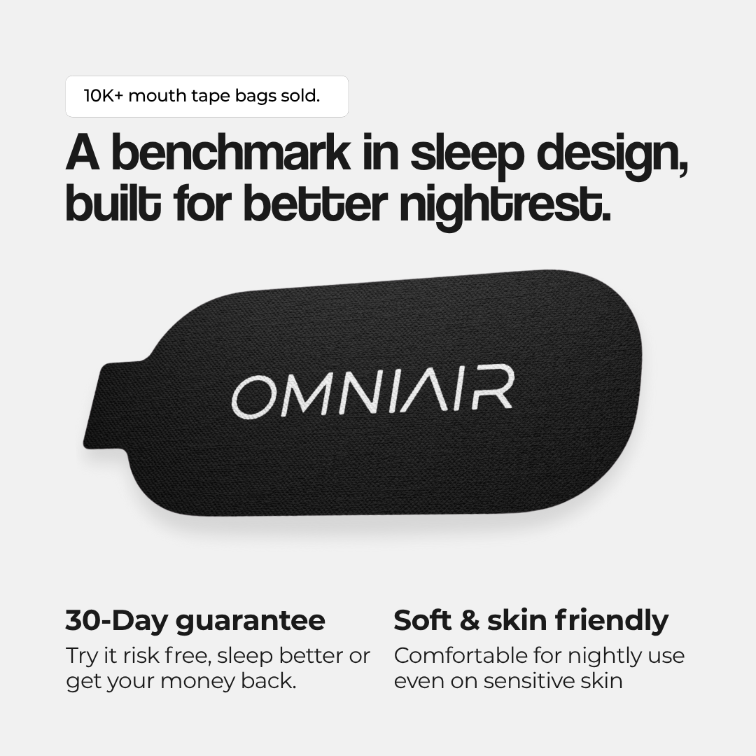 Mouth Tape Black - Omniair