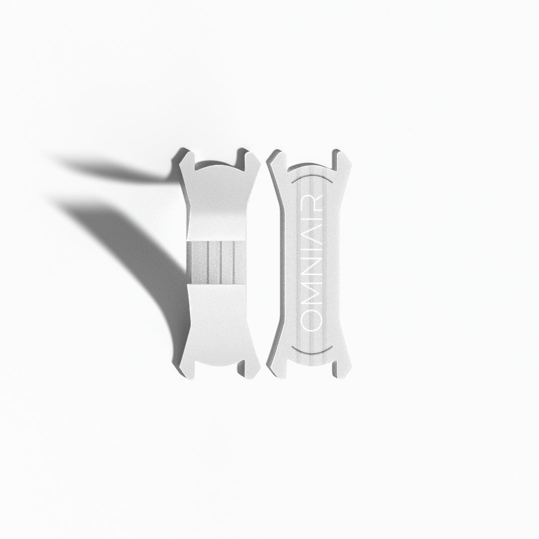 Transparant sport nasal strip with OMNIAIR Logo