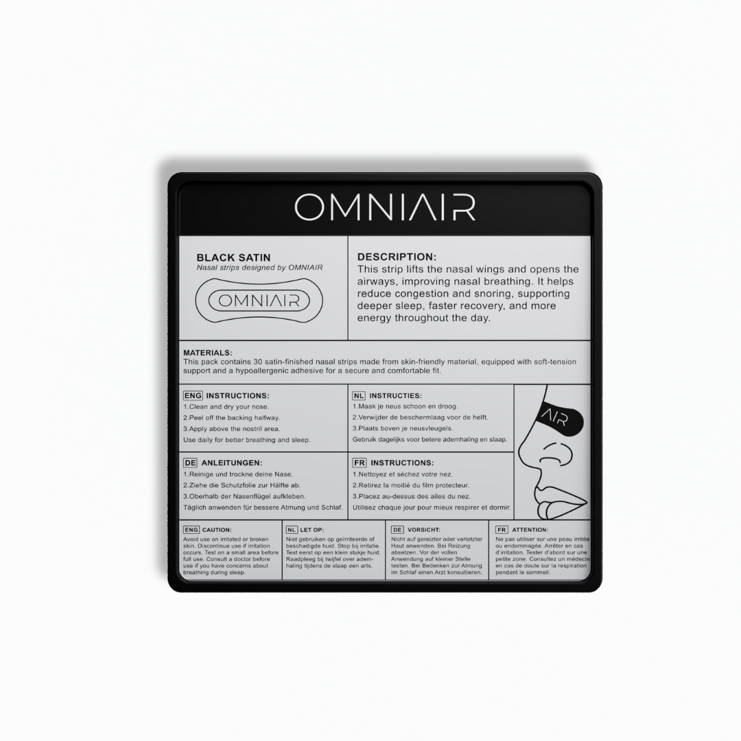 Black Satin Nasenstrips