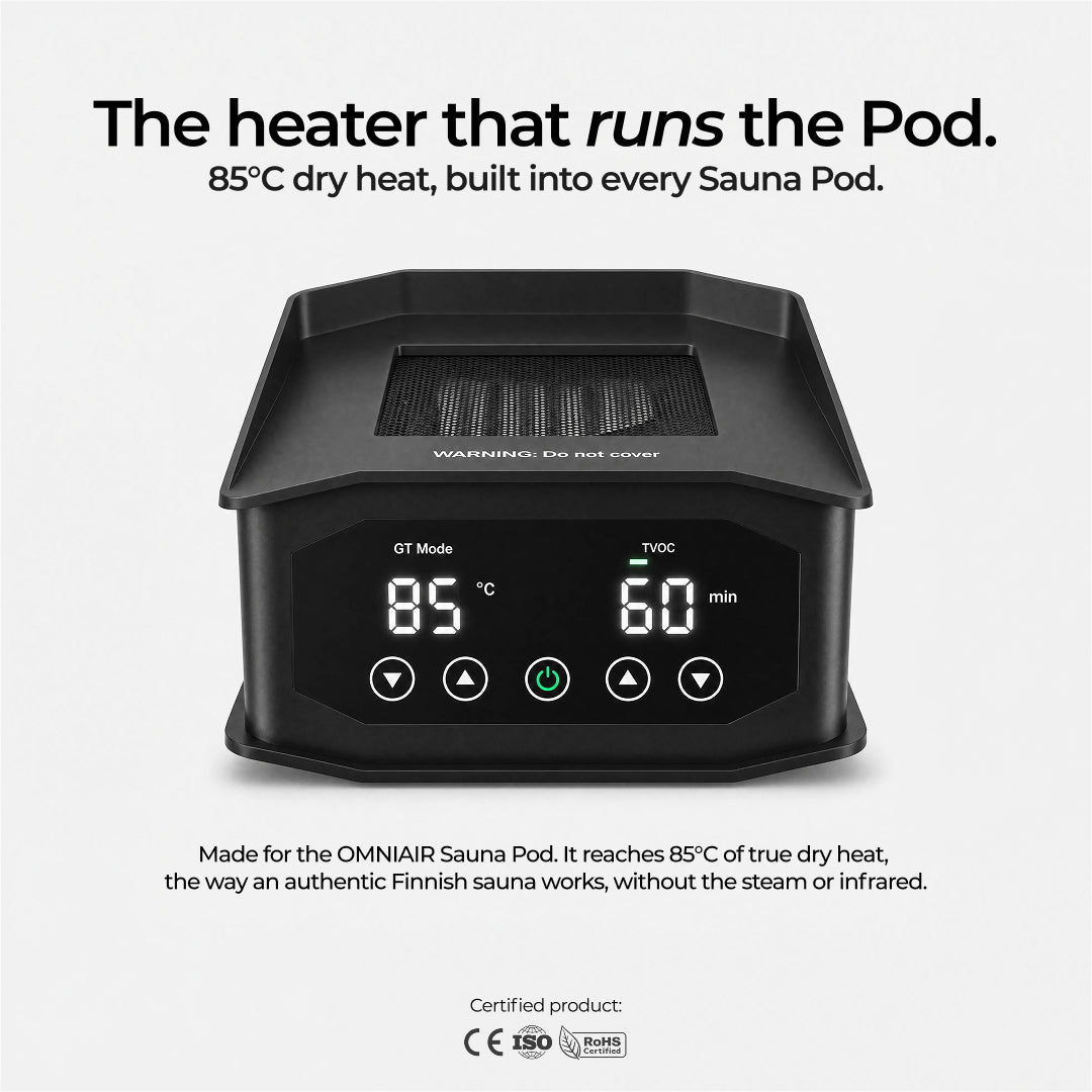 Home Sauna Pod Black